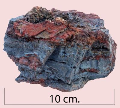 Goethite/Haematite, Merehead quarry. Bill Bagley Rocks and Minerals